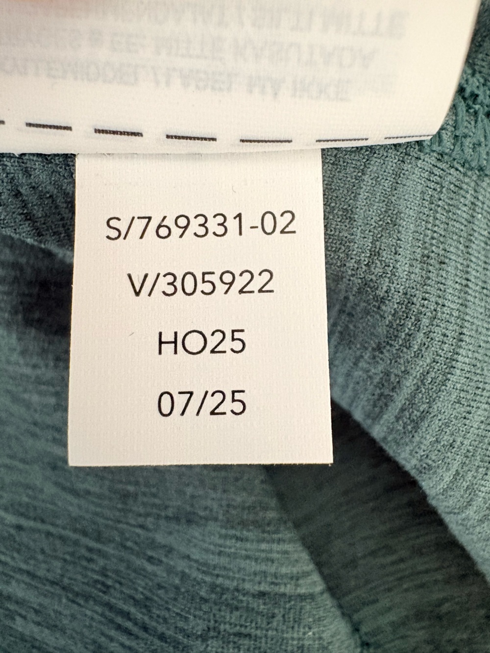 Athleta Softluxe Top Sz S Heathered Green NWT - Picture 12 of 13